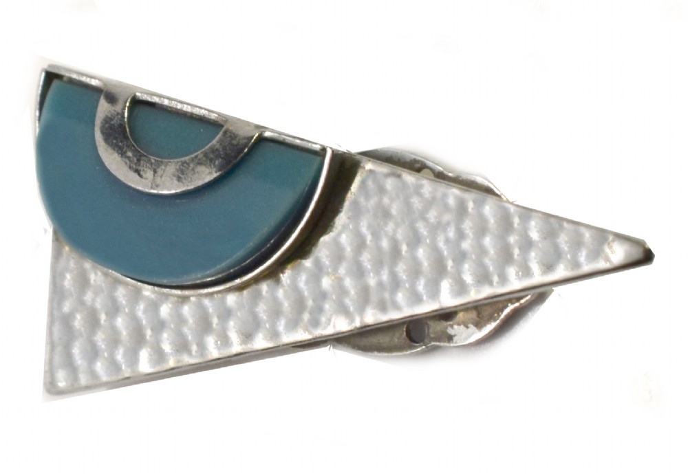 modernist dress clip by jakob bengel circa 1930