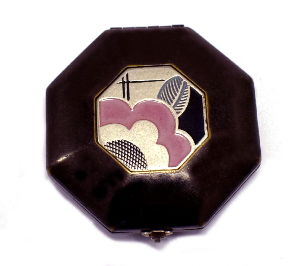 art deco ladies powder compact c1935