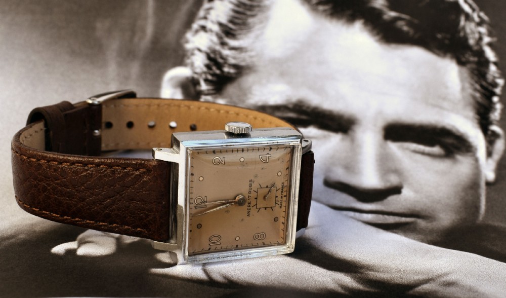 art deco 17 jewels square dial gents manual wristwatch c1930