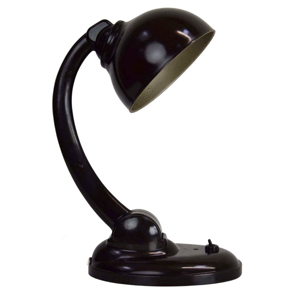 art deco bakelite streamline desk lamp by e cole c1930