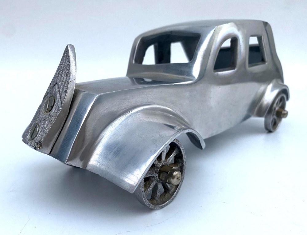 art deco aluminium novelty desk ornament c1930