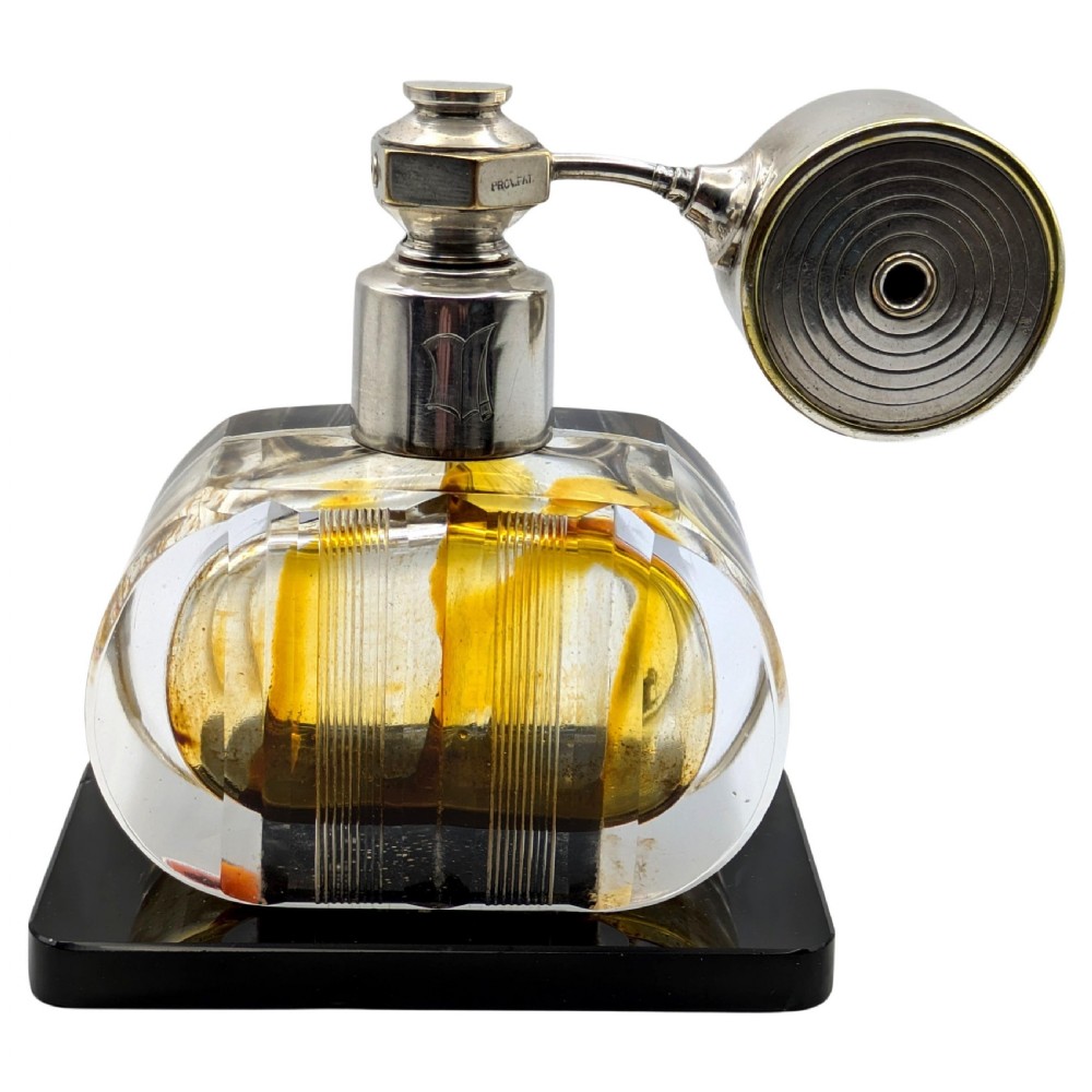 art deco rare ladies perfume atomiser french c1930